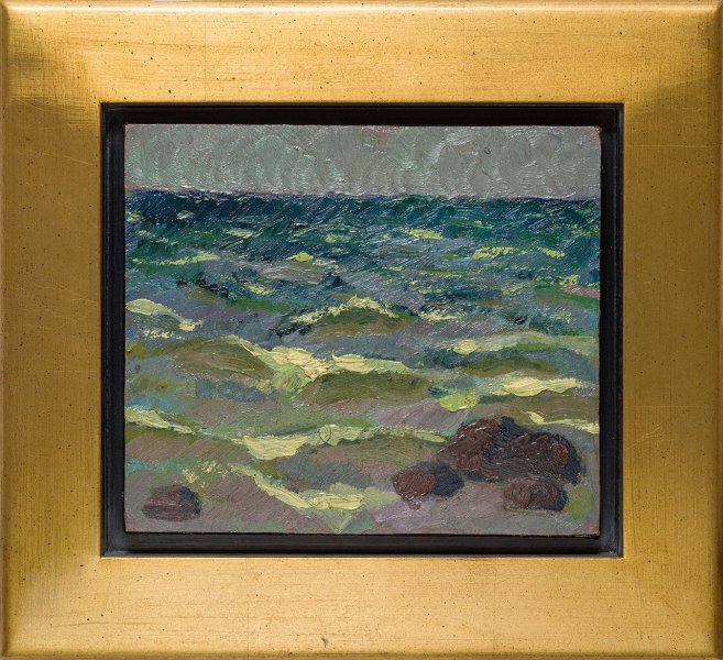 Hans Zank, Willi Gericke | Kleine Wellenkämme am steinigen Ostseestrand